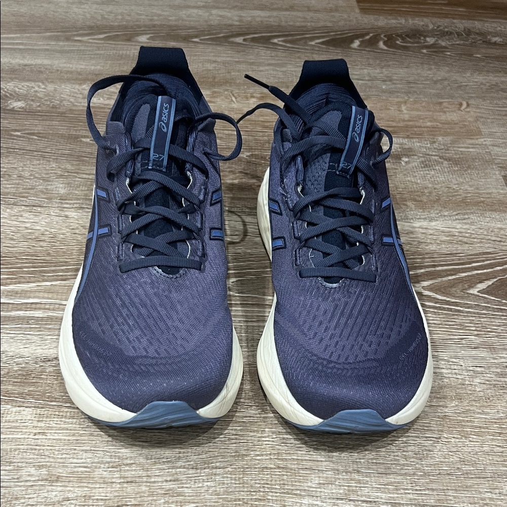 Asics Men's Athletic Shoes - Navy and Cream